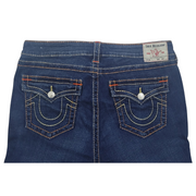 True Religion Jennie Curvy Mid Rise Capri Jeans