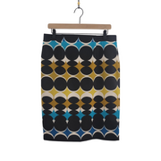 Nine West Geometric Pattern Pencil Skirt Size 10
