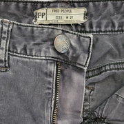Free People Calf Zipper Low Rise Skinny Jeans Size 27