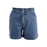 INC International Concepts Women's High Rise Studded Shorts Size 16 - NWT