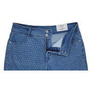 INC International Concepts Women's High Rise Studded Shorts Size 16 - NWT