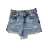 American Original Rewash High Rise Retro Wedge Shorts Size 7
