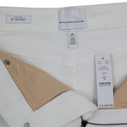 White House Black Market Women's 5" High Rise Shorts, White Size 16 - New; showing label, size and price tag. Retail $69.