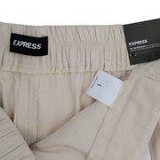 Express Linen Blend Ankle High Rise Jogger Size L - NWT