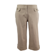 Cato Woman Capri Khaki Pants Size 16W