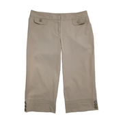 Cato Woman Capri Khaki Pants Size 16W