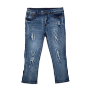 JW (JW Style) Women's Distressed Denim Capri Jeans Size 8