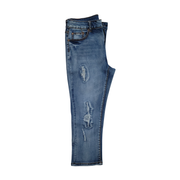 JW (JW Style) Women's Distressed Denim Capri Jeans Size 8