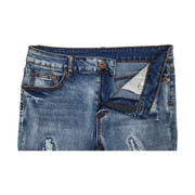 JW (JW Style) Women's Distressed Denim Capri Jeans Size 8