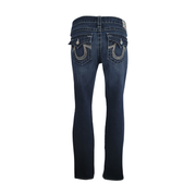 True Religion Women’s Vintage Jeans – Beaded Horseshoe Flap Pockets Size 32