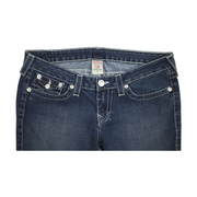 True Religion Women’s Vintage Jeans – Beaded Horseshoe Flap Pockets Size 32