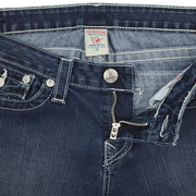 True Religion Women’s Vintage Jeans – Beaded Horseshoe Flap Pockets Size 32