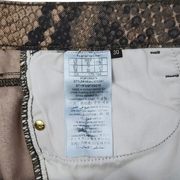 Guess Women’s Sexy Curve Snakeskin Print Jeans Size 30 - NWT