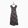 Band of Gypsies Floral Wide-Leg Smocked Jumpsuit – Size M
