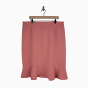 Courtenay Woman Textured Ruffle Hem Skirt – Size 24W