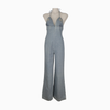 London Jean Y2K Vintage Denim Halter Wide Leg Jumpsuit – Size 10