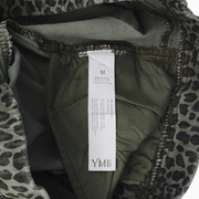 YMI Distressed Ankle Joggers - Olive Cheetah - Size M (Juniors)