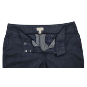 Loft Chambray Denim Wide Leg Flare Pants