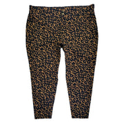 Terra & Sky Leopard Print Super Soft Jeggings 3X