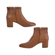 Talbots Maud Back Bow Ankle Boots – Havana Tan – Size 9½M – NEW