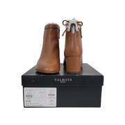 Talbots Maud Back Bow Ankle Boots – Havana Tan – Size 9½M – NEW