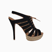 Schutz Women's Ashley Lace-Up Platform Heels – Size 9M