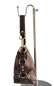 Coach Carly Signature Khaki Mini Handbag