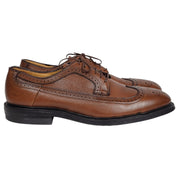 Bostonian Iron Age Steel Toe Wing Tip Safety Shoes Sz 10